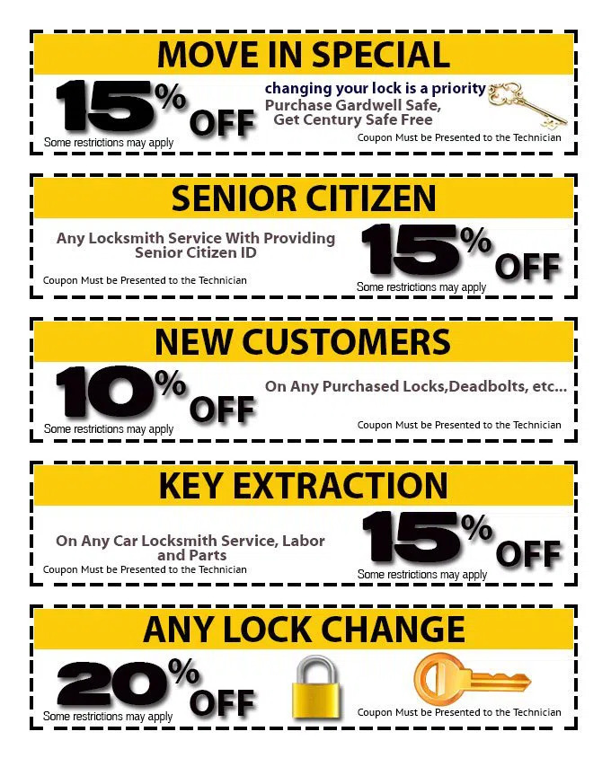 Security Locksmith Services Short Hills, NJ 973-864-3117 - coupon-img